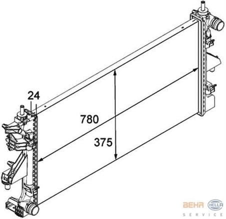 Mahle-Knecht-Behr CR881000P Radyatör Ducato-Boxer-Jumper 2.2 HDI 06 Klimasız Mek 780X374x24 1349196080
