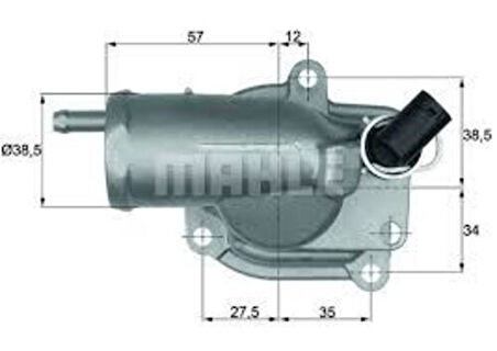Mahle-Knecht-Behr TH1087 Termostat 87C OM611-W209 6112000115