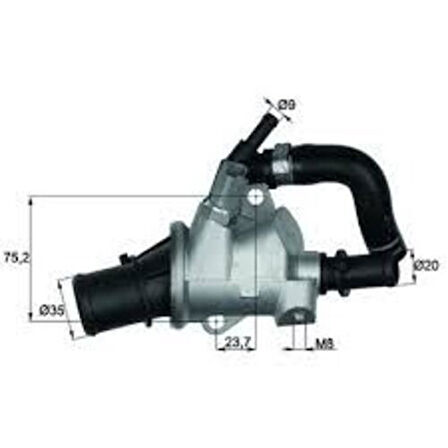 Mahle-Knecht-Behr TI14588 Termostat Komple Alfa Romeo 166 936 88C 55189843