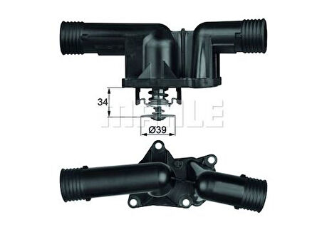 Mahle-Knecht-Behr TI2495 Termostat 95C BMW E36 M42 M43 11531743017