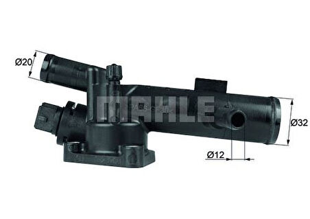 Mahle-Knecht-Behr TI3989 Termostat 89C Clio Kangoo Megane Logan Micra Note 1.5 DCI 8200558783