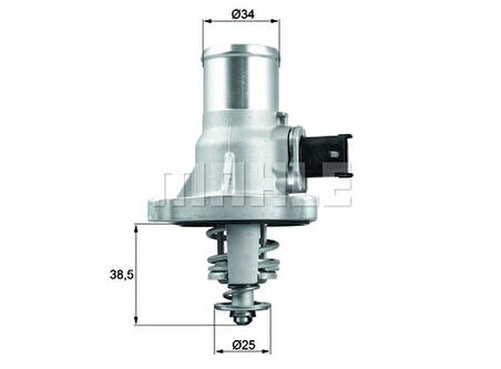 Mahle-Knecht-Behr TM41105 Termostat 105CC Metal Gövdeli Müşürlu Astra J-Mokka-Insignia 1.6-14 1338384