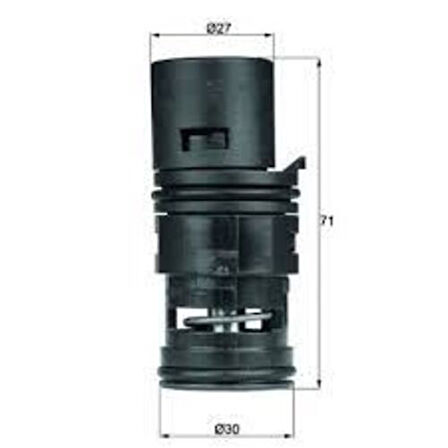 Mahle-Knecht-Behr TO775 Termostat BMW X3 E83 N52 N52 17113438717