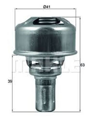 Mahle-Knecht-Behr TX16685D Termostat Accent Era 1.5 CRDI 2006-Cerato 1.5 CRDI 2006-Rio 1.5 CRDI 2004- 255002A050