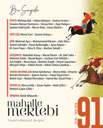 Mahalle Mektebi Dergi 91.Sayı Eylül-Ekim 2026