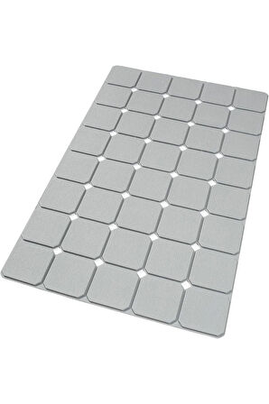 MAİN SHOP Kaydırmaz Vantuzlu Yumuşak Katlanabilir Aqua Luxe Banyo Paspası 45 x 70 Cm