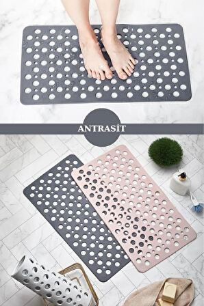 MAİN SHOP Kaydırmaz  Duşakabin Banyo ve Duş Paspası 66 Adet Vantuzla Yapışır 33 x 66 Cm