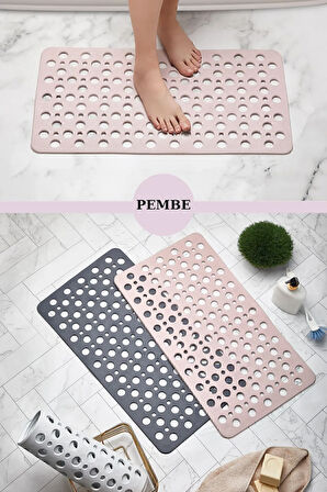 MAİN SHOP Kaydırmaz  Duşakabin Banyo ve Duş Paspası 66 Adet Vantuzla Yapışır 33 x 66 Cm