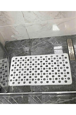 MAİN SHOP Kaydırmaz  Duşakabin Banyo ve Duş Paspası 66 Adet Vantuzla Yapışır 33 x 66 Cm