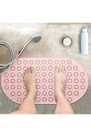 MAİN SHOP Kaydırmaz Duşakabin Banyo Ve Duş Paspası Masajlı 87 Adet Vantuzla Yapışır 37 X 69 Cm Bnysti