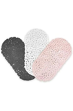 MAİN SHOP Banyo Duş Ve Kü Kaydırmazı Vantuzlu Paspas 34x68 Cm Antrasit Renk Bny42