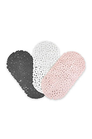 MAİN SHOP Banyo Duş Ve Küvet Kaydırmazı Vantuzlu Paspas 34x68 cm PEMBE RENK