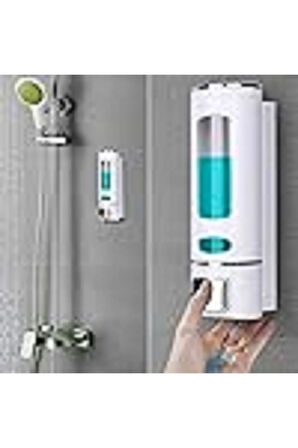 MAİN SHOP 1 ADET Sıvı Sabunluk Plastik 400 ml Duş Jeli Deterjan Şampuan Şişesi Oteller, Hastane, Banyo Mutfak