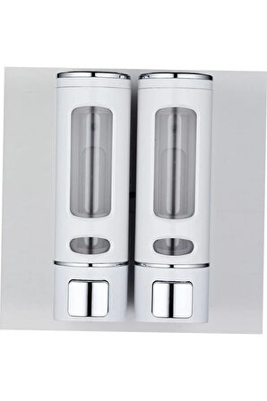 MAİN SHOP 2 ADET Sıvı Sabunluk 400 ml Duvara Monte Duş Sabun Şampuan Dispenseri Mutfak Banyo Sabunluğu