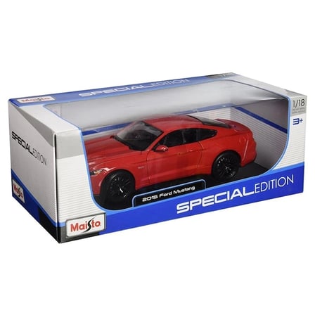 Maisto 1/18 2015 Ford Mustang Model Araba - Kırmızı