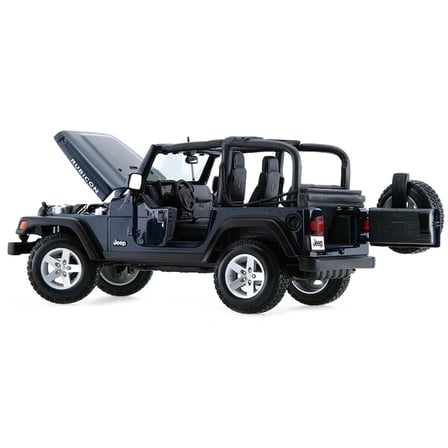 Maisto Wrangler Rubicon Jeep 1:18 Model Araba S/E Lacivert