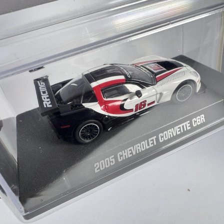 Majorette Collection 2005 Chevrolet Corvette C6R 1:64 Model Araba -Beyaz
