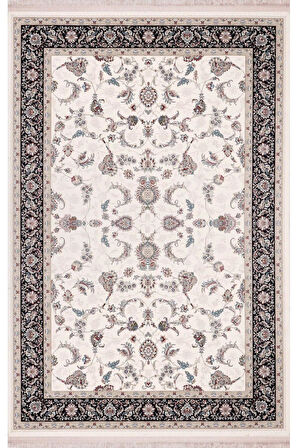 Nexus Halı Majestic 38833 Beyaz Klasik Figürlü Retro Halı