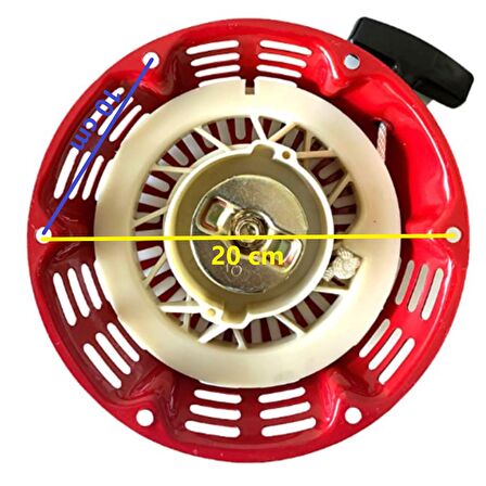 Jeneratör starter çalıştırma çekme kapağı GX240 242CC 270CC 3KW  Honda
