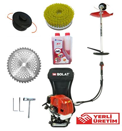 Bolat BS-520 Sırt tırpan ot motoru( HALI YIKAMA FIRÇASI VE 2T BENZİN KATKI YAĞI HEDİYELİDİR)