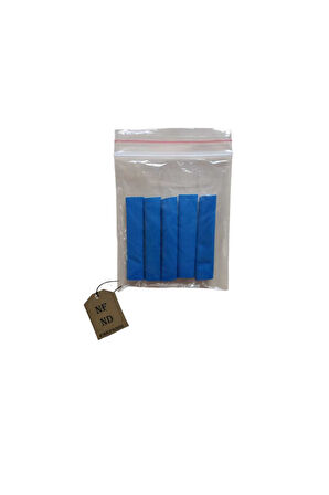 Kablo Koruyucu Makaron Isı Ile Daralan 6x45 Mm 5 Adet Mavi Renk