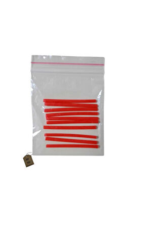 MAKARON KABLO KORUYUCU  ISI İLE DARALAN 1.5X4.5 mm KIRMIZI RENK 10 ADET