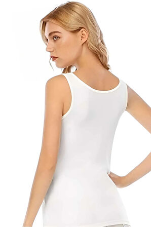 Uniquetrenders Kadın Kalın Askılı Pamuklu Atlet 3'lü Set