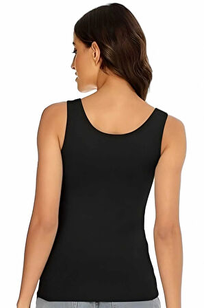 Uniquetrenders Kadın Kalın Askılı Pamuklu Atlet 3'lü Set