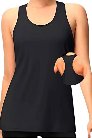 Uniquetrenders Kadın Kalın Askılı Pamuklu  Atlet 3'lü Set