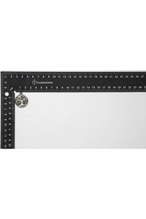 AĞAÇ FİGÜRÜ İLE İLGİLİ YUVARLAK METAL AKSESUARLAR VE KOLYE UÇLARI