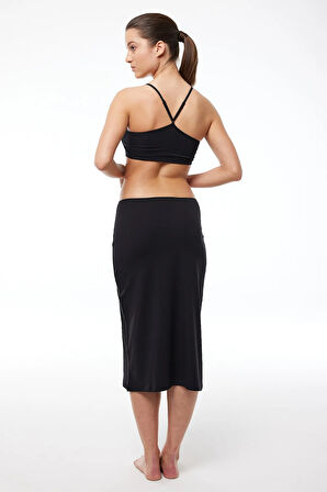 Kadın Ten Rengi Tam Boy Uzun Etek Astarı Modal Jüpon 1061