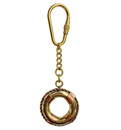 Pirinç Simit Anahtarlık 2475