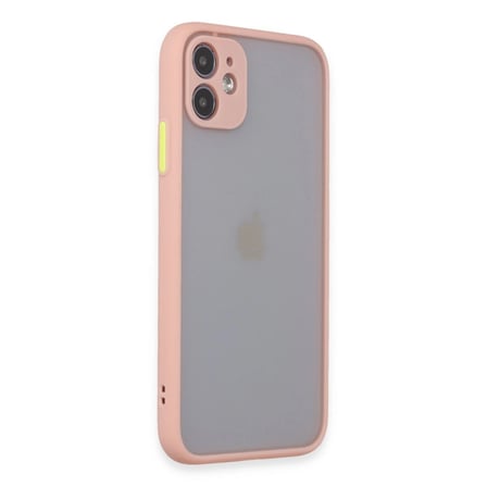 İphone 11 Kılıf Montreal Silikon Kapak - Pembe