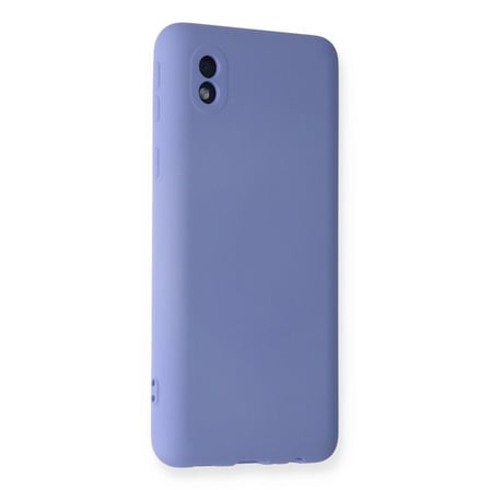 Samsung Galaxy A01 Core Kılıf Nano İçi Kadife Silikon - Lila