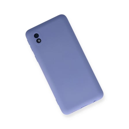 Samsung Galaxy A01 Core Kılıf Nano İçi Kadife Silikon - Lila