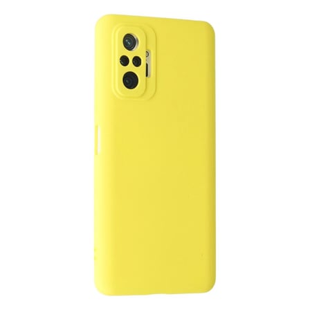 Redmi Note 10 Pro Kılıf Nano İçi Kadife Silikon - Sarı