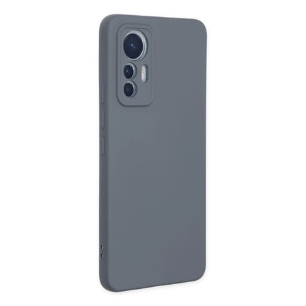 Mi 12 Lite Kılıf Nano İçi Kadife Silikon - Gri