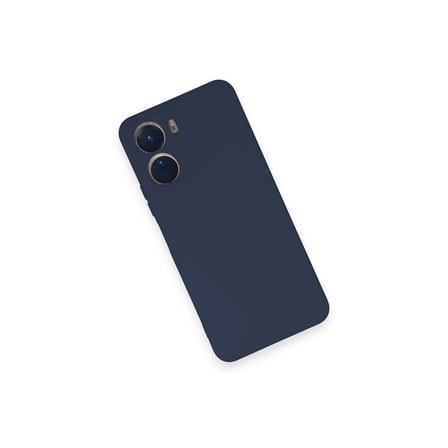 Vivo Y16 Kılıf Nano İçi Kadife Silikon - Lacivert