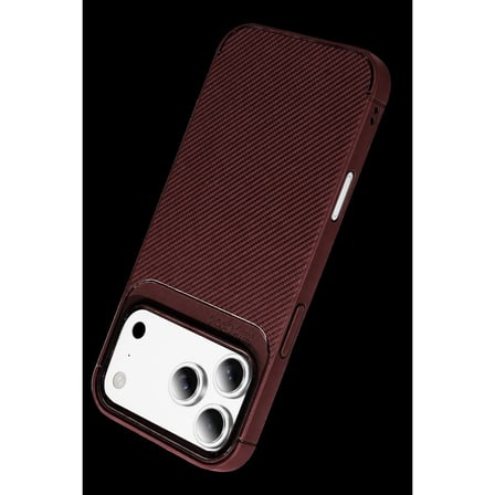 Newface İphone 18 Pro Max Auto Focus Karbon Kapak - Bordo