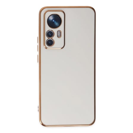 Mi 12t Pro Kılıf Volet Silikon - Beyaz