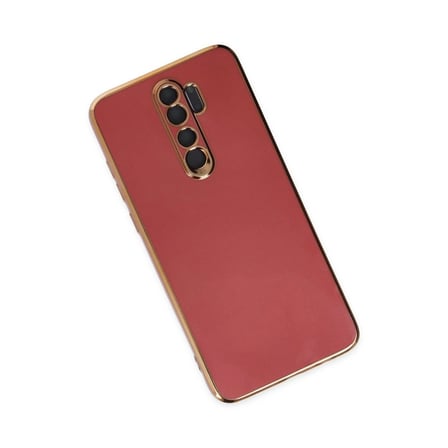 Redmi Note 8 Pro Kılıf Volet Silikon - Kırmızı