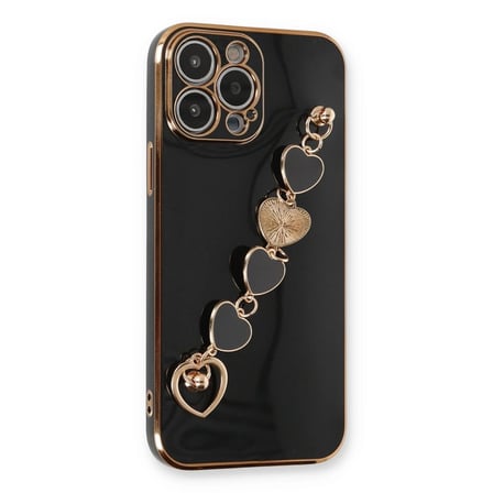 İphone 14 Pro Max Kılıf Esila Silikon - Siyah