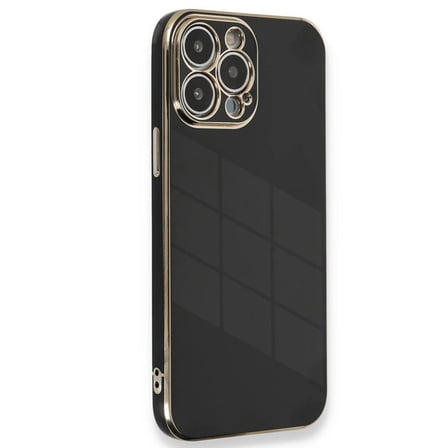 İphone 15 Pro Kılıf Volet Silikon - Siyah