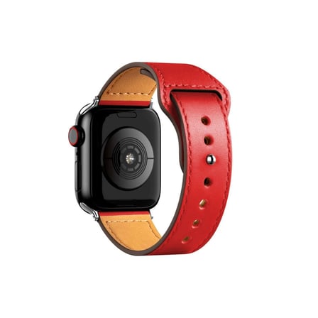 Watch 42mm Kr415 Luaz Deri Kordon (saat Değildir) - Kırmızı