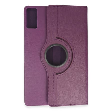 Redmi Pad Se Kılıf 360 Tablet Deri Kılıf - Mürdüm