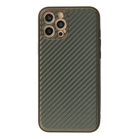 İphone 12 Pro Kılıf Coco Karbon Silikon - Füme