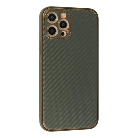 İphone 12 Pro Kılıf Coco Karbon Silikon - Füme
