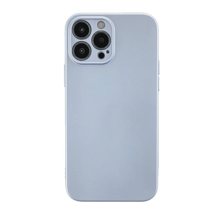 İphone 13 Pro Max Kılıf Nano İçi Kadife Silikon - Sky Blue