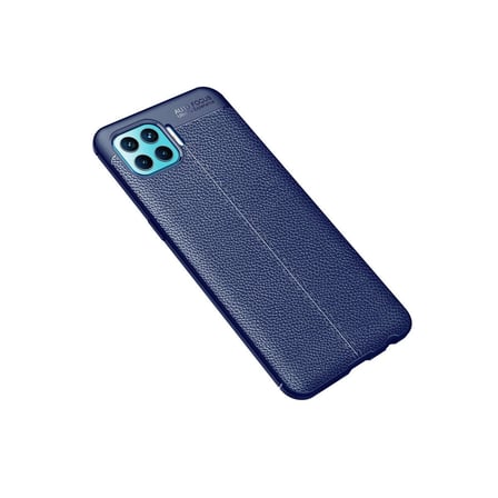 Oppo Reno 4 Lite Kılıf Auto Focus Kapak - Lacivert