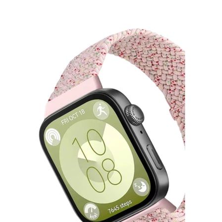 Huawei Fit 4 Kordon (saat Değildir) - Benekli Pudra